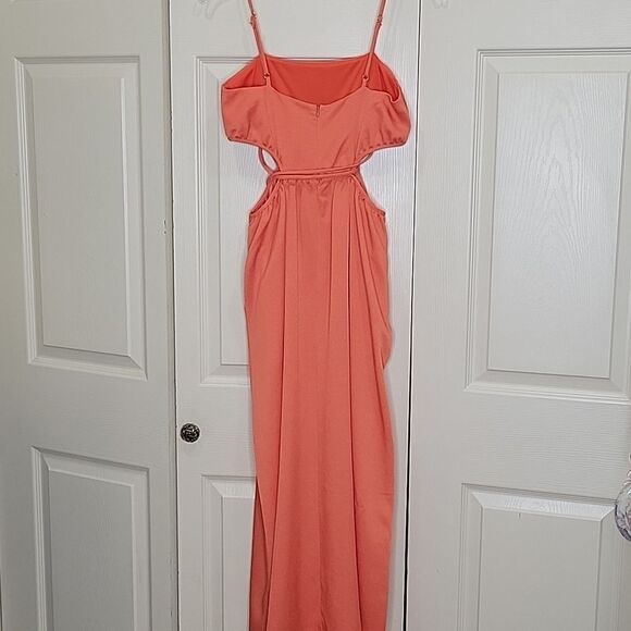 Line and Dot Skylar Tangerine Maxi  Dress Size XS - Picture 3 of 8